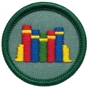 Vintage 1964 Girl Scouts Badge - Round 1.5”